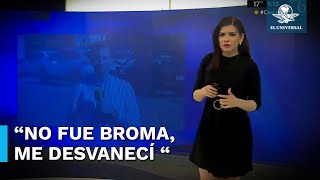 Conductora de Telediario se desvanece en plena transmisión en vivo