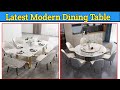 Dining table design 2025 | Beautiful Latest Wooden glass dining table | Glass top dining table set.