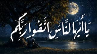 يَا أَيُّهَا النَّاسُ اتَّقُوا رَبَّكُمْ ۚ إِنَّ زَلْزَلَةَ السَّاعَةِ شَيْءٌ عَظِيمٌ [ الحج: 1]