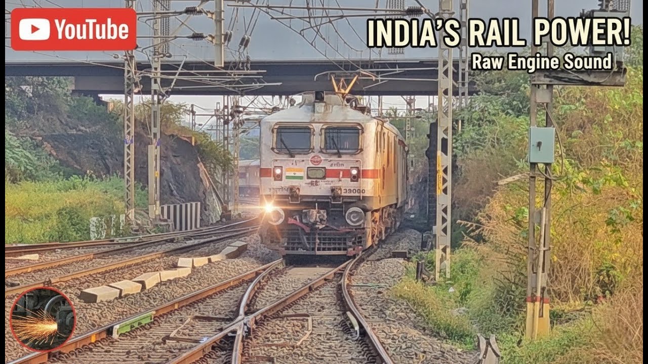 खतरनाक रफ़्तार!🤩 ट्रेन स्किपिंग स्टेशन | Indian Railways#indianrail #railway