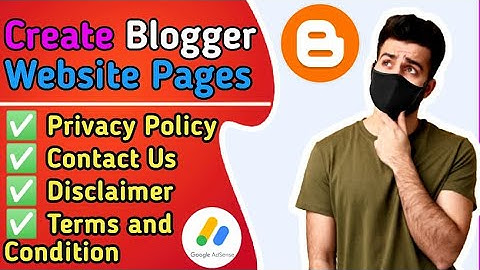 How to make Pages in blogger website for adsense approval | #blogging #adsenseapproval #pages #viral