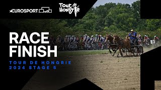 FANTASTIC VICTORY! 😁 | Tour Of Hungary Stage 5 Race Finish | Eurosport Cycling