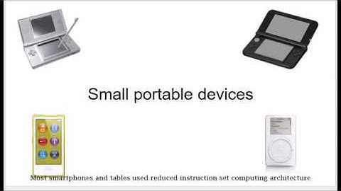 CS A1- CPU architecture instruction sets: CISC and RISC computers