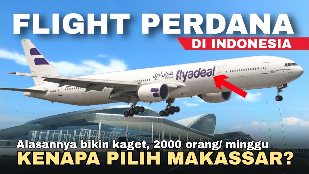 Flyadeal Resmi Terbang dari Bandara Hasanuddin! Makassar Jadi Jalur Favorit Umrah ke Jeddah