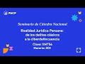 Seminario Nacional 2024-1: Realidad Jurídica Peruana: de los delitos clásicos a la ciberdelincuencia