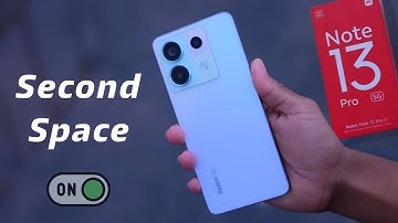 Redmi Note 13 Pro Create Second Space | How to Delete Second Space in Redmi Note 13 Pro