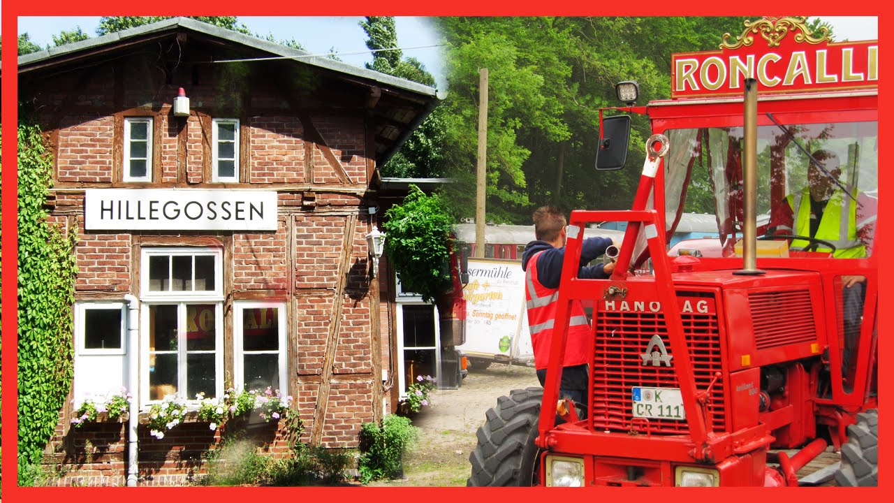 Großer Zirkus am Bahnhof Hillegossen