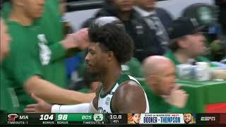 Marcus smart Ejected from Standing Ovation