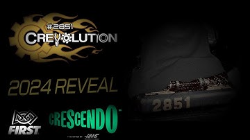 FRC Team #2851 Crevolution Robot Reveal: 2024 -Crescendo-