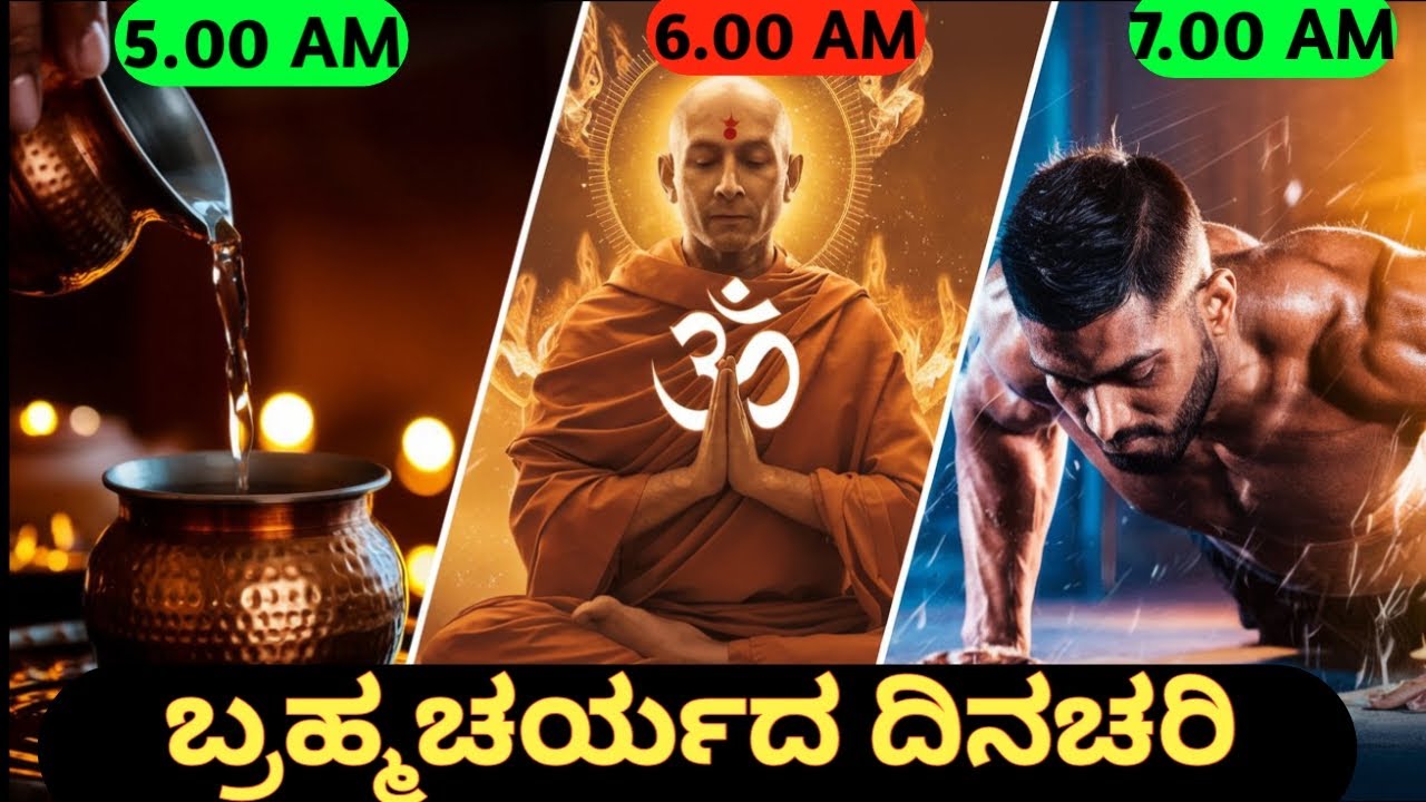 ಬ್ರಹ್ಮಚರ್ಯದಲ್ಲಿ ಇದನ್ನ ಮಾಡಬಾರದು? | Powerful daily routine for brahmacharya| kannada
