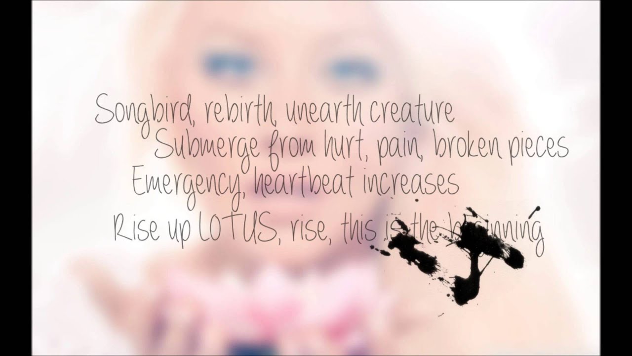 Lotus Paroles Christina Aguilera Greatsong Lotus Paroles Christina Aguilera Greatsong