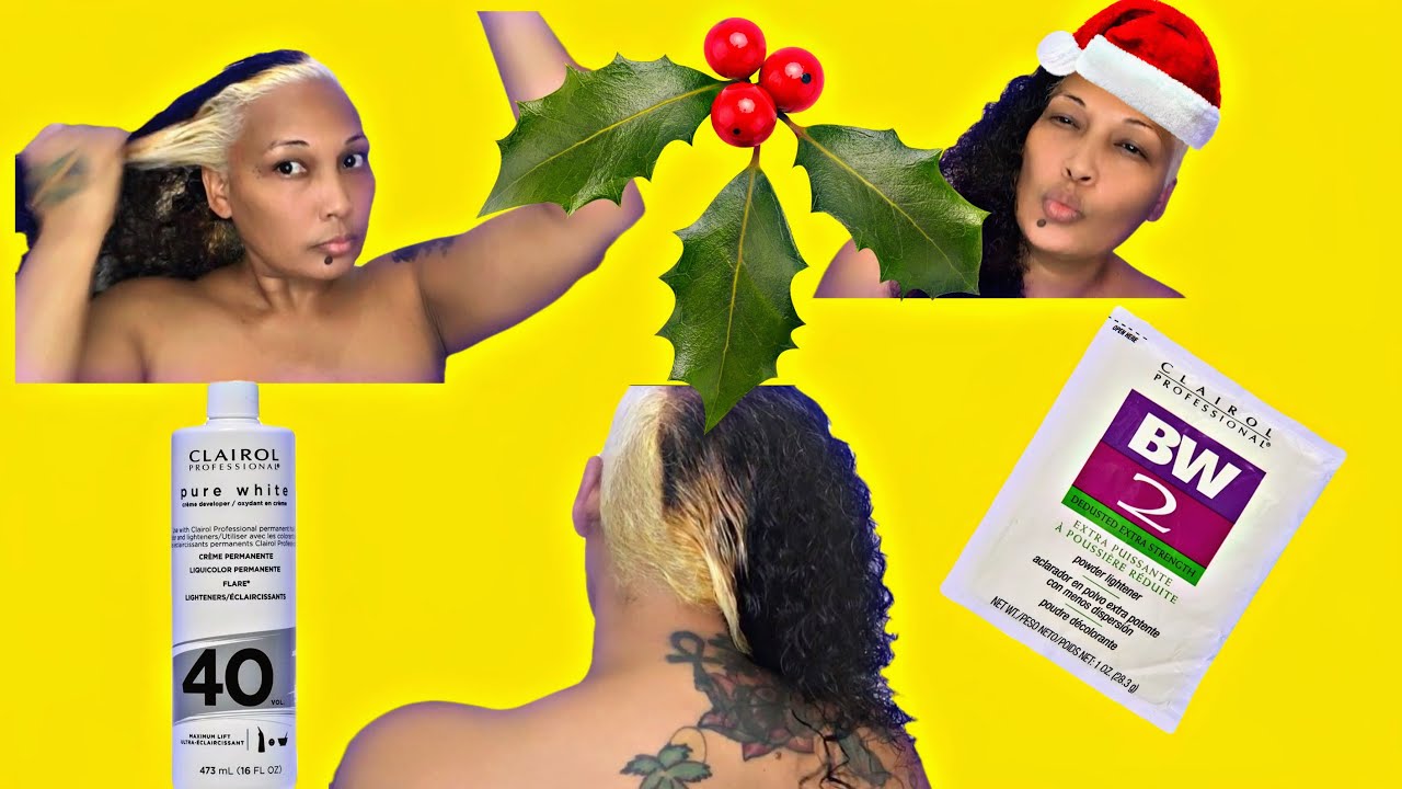 Basic white volume 40 to bleach my hair and this happens Vlogmas Day 12