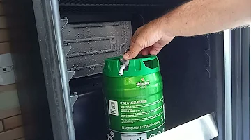 Pode congelar o barril da Heineken?