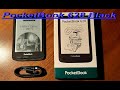 Электронная книга PocketBook 628 Ink Black. Распаковка. Первое включение. Характеристики.