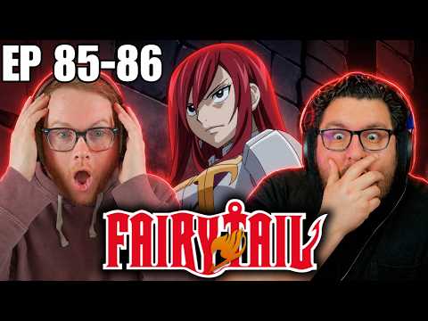 ERZA VS. ERZA!? We REACT to FAIRYTAIL Episodes 85-86 for the first time!!!