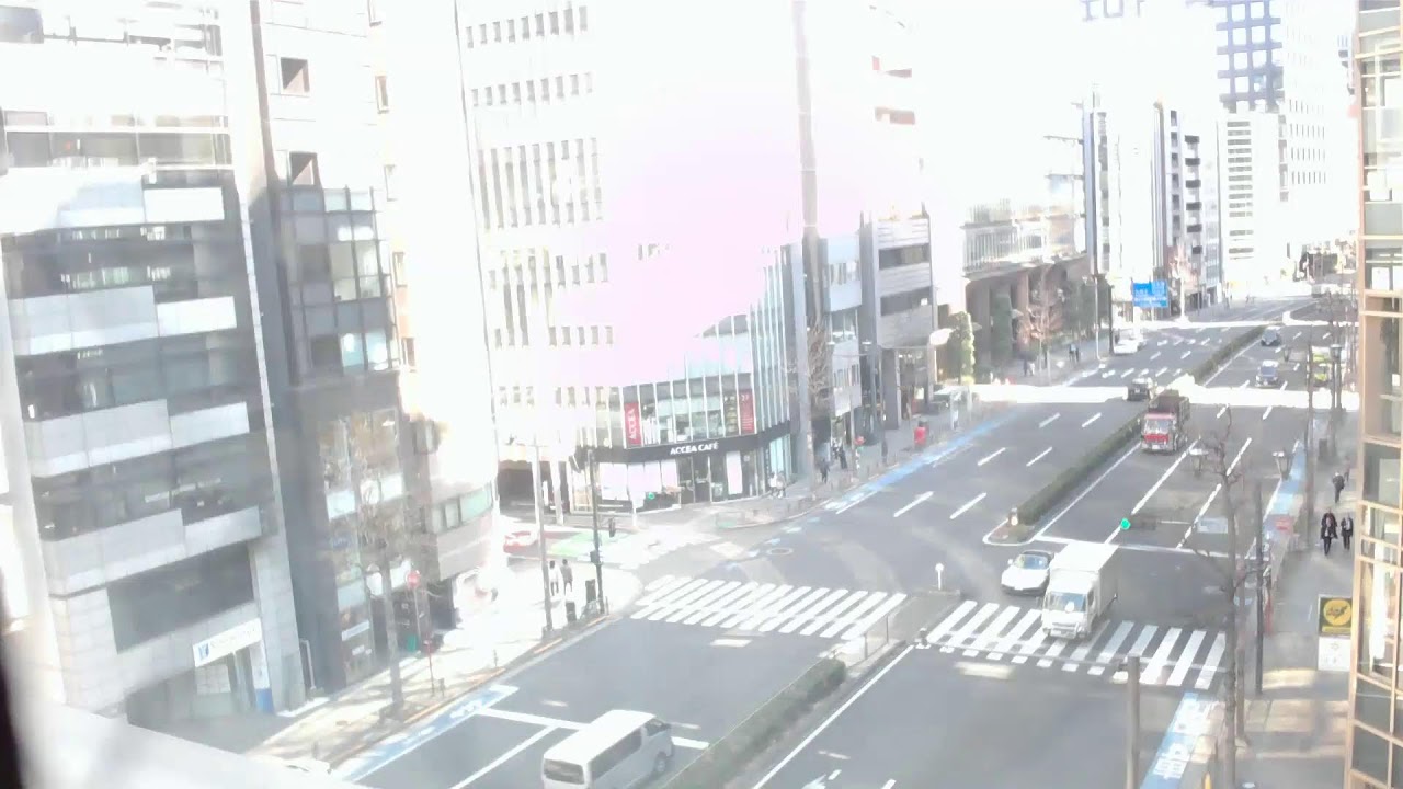 東京都千代田区麹町ライブカメラ。Tokyo Shinjuku street Live camera. World cam.