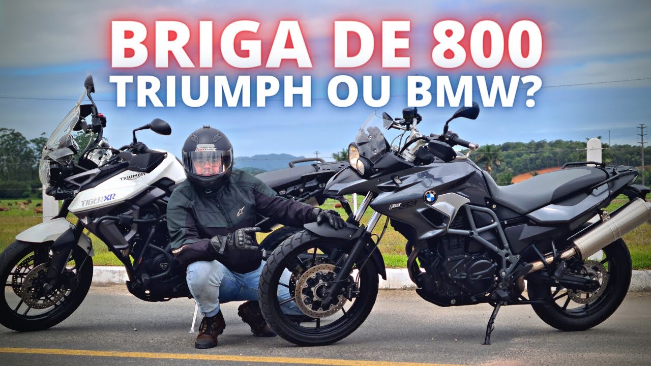 QUAL LEVA A MELHOR NA ESTRADA? TIGER 800 X F700GS