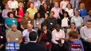 Frank Luntz focus group on Hannity, part 1 8/14/2009