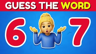 Guess the WORD by Picture  | Emoji Quiz Challenge 2026
