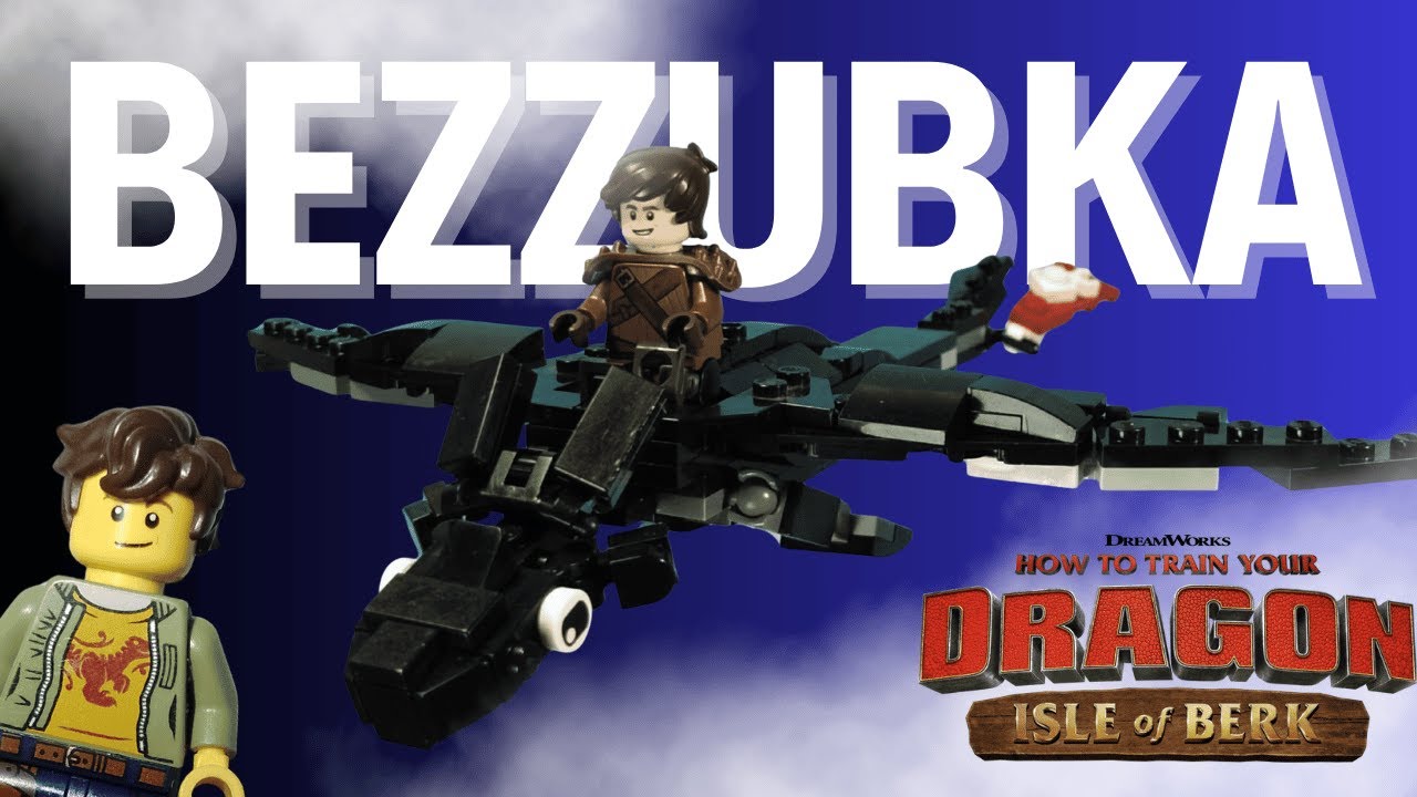 Postavil jsem Bezzubku + další část ostrova/Stavím Berk z lega 2.díl