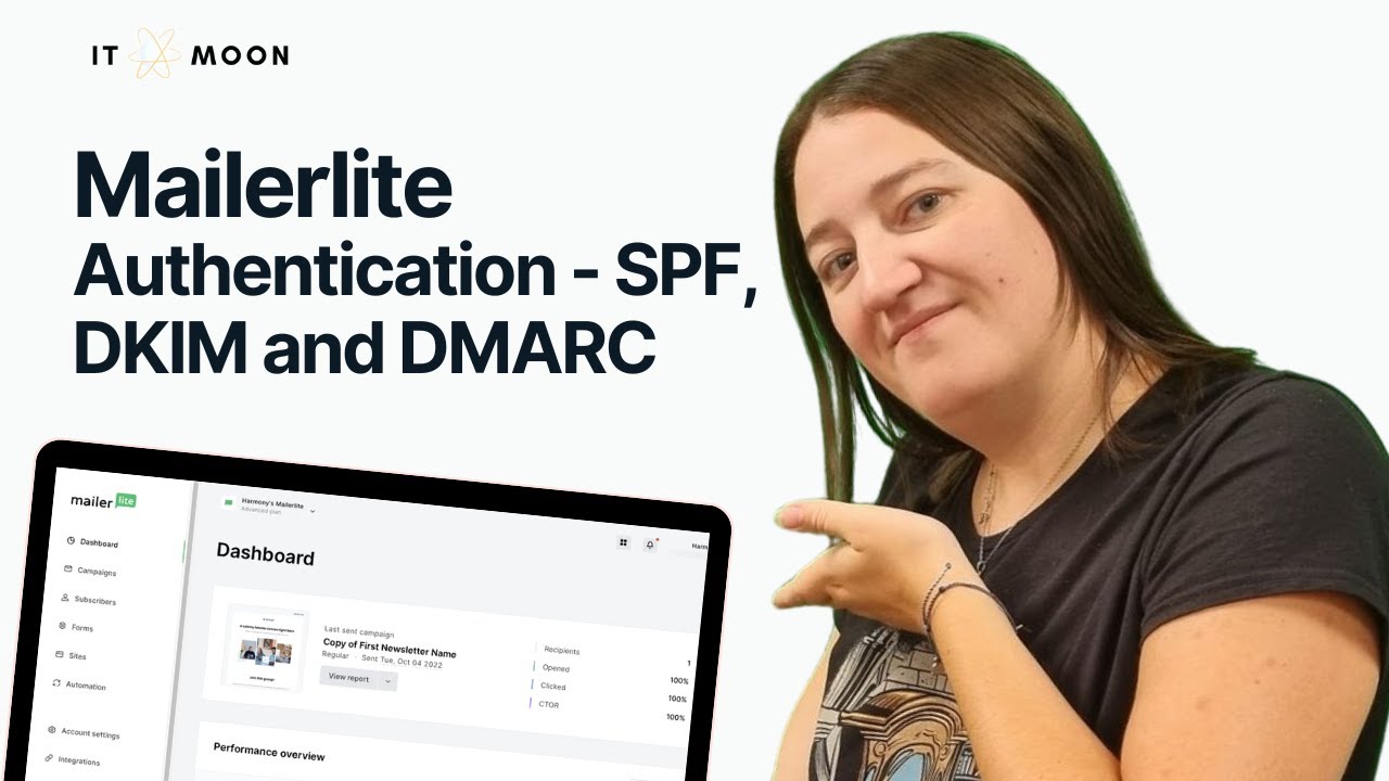 Mailerlite Authentication - SPF, DKIM and DMARC - YouTube