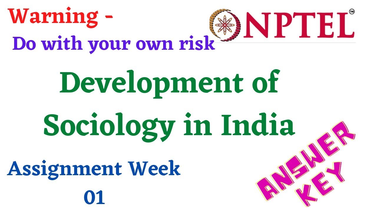 development of sociology in india assignment