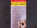 one word substitution #shorts #easy #education #english