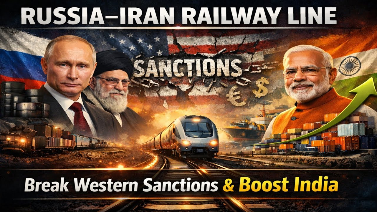 Russia–Iran Railway: Game Changer That Can Break Western Sanctions & Boost India