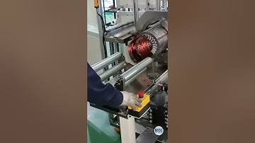 Stator coil winding forming and shaping machine
