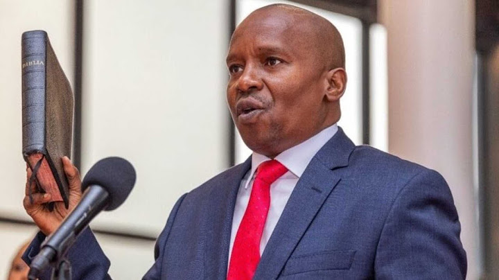 Swearing-in of Deputy President Kithure Kindiki