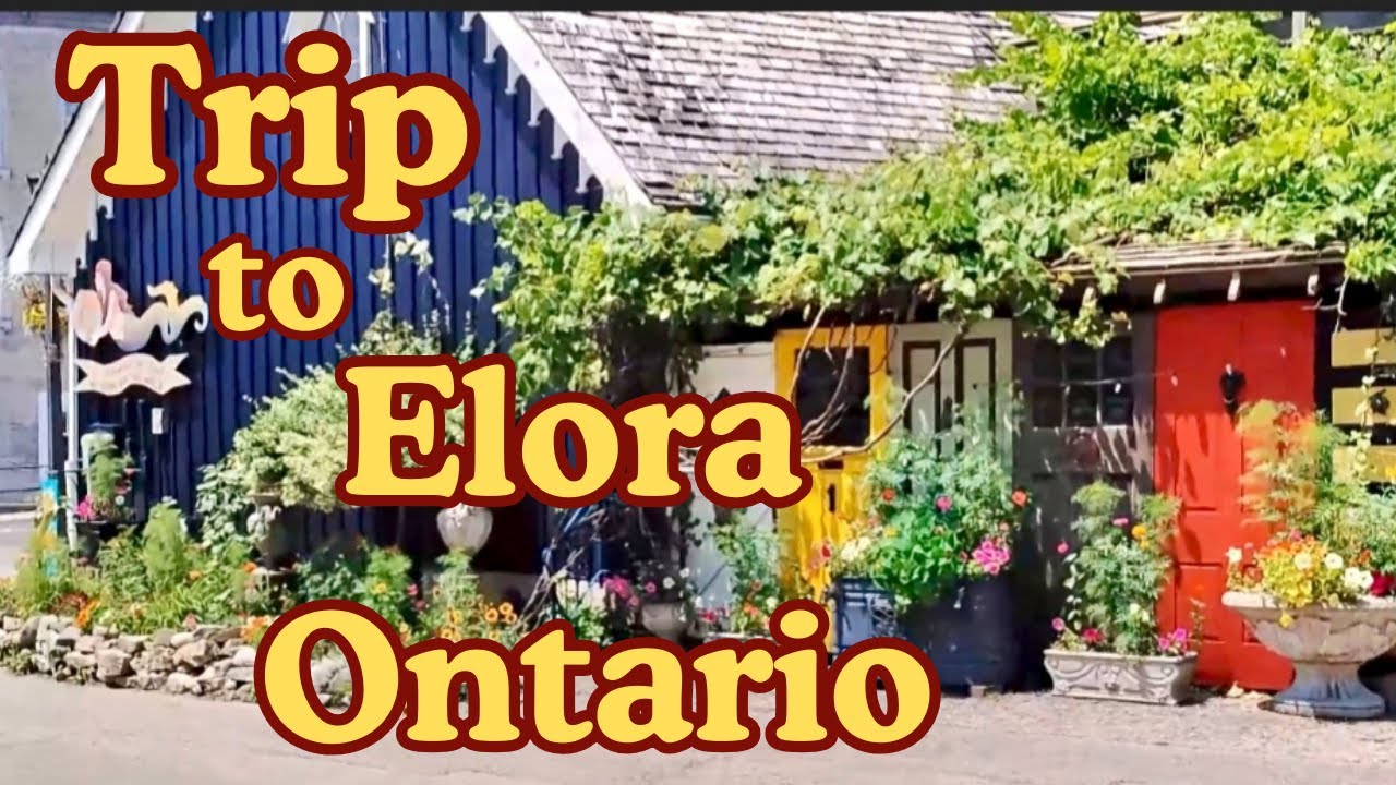 Elora Town Tour I Ontario's Prettiest Village I Grand River Gorge I Canadian Summer #sceniccanada