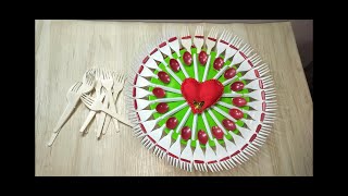 Awesome home decor/Diy recycled plastic fork ideas