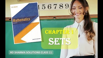 RD SHARMA SOLUTIONS CLASS 11 CHAPTER 1 Sets Ex 1.6 1 with NCERT Math