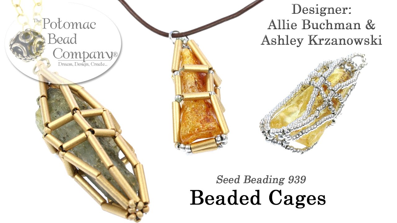Seed Beaded Cages (Tutorial) YouTube