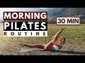 30 min morning pilates workout routine  full body workout to start your day  no equipment