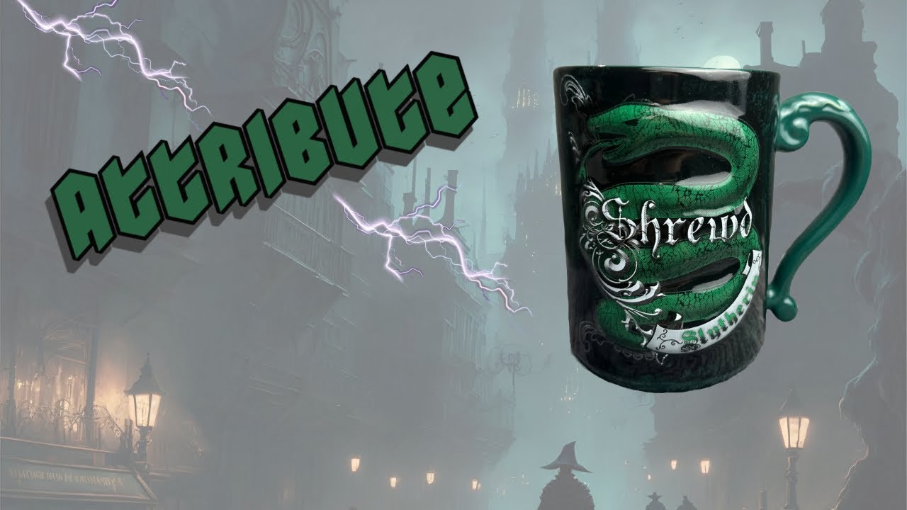 Harry Potter Shrewd Slytherin Attribute Ceramic Coffee Mug from Universal Studios