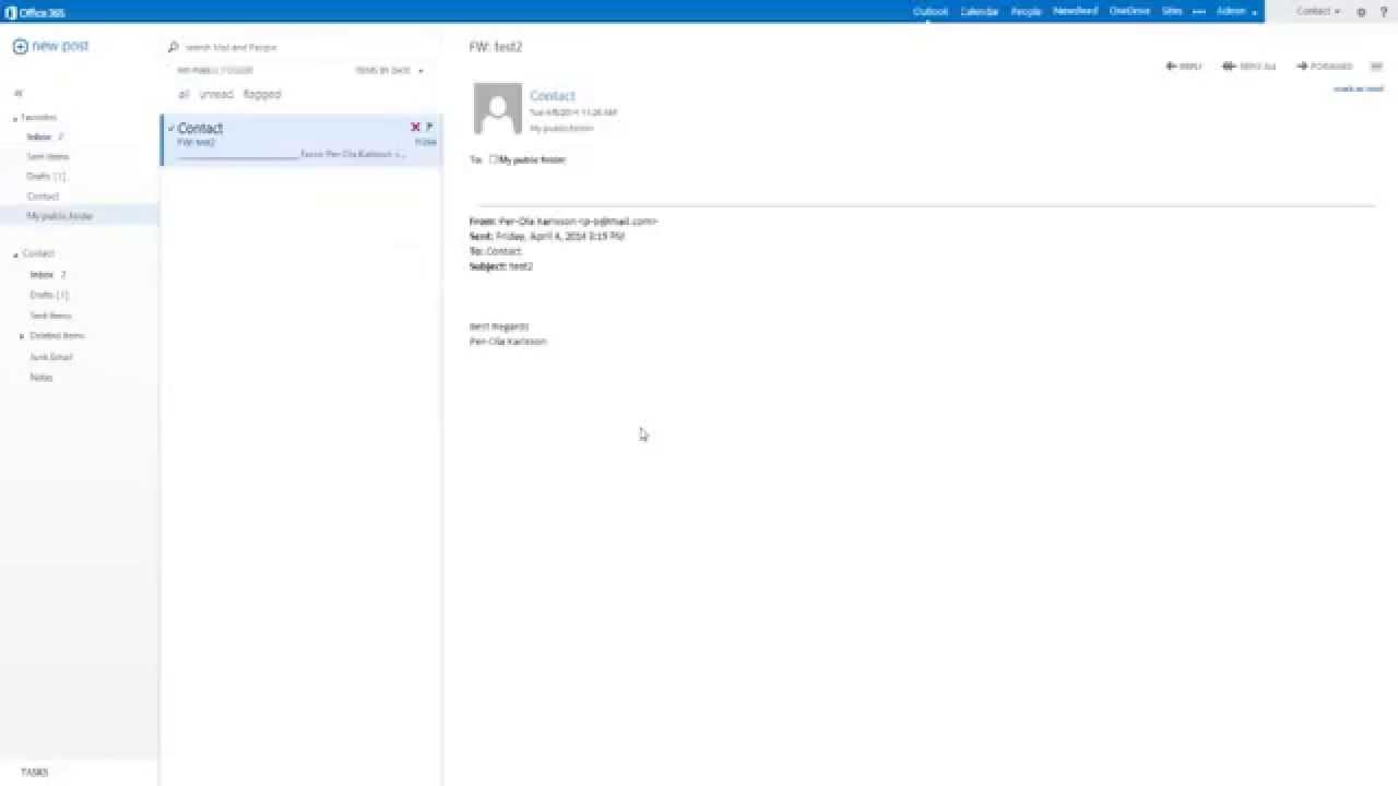 How To Create A Public Folder In Office 365 YouTube