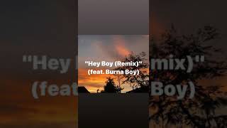 Hey Boy(Remix)- Sia (feat. Burna Boy) Lyrics