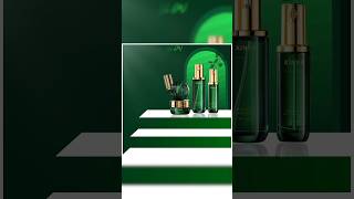 Luxury Skincare Poster Design 💚 | Premium Product Ad Tutorial | Canva Editing #shorts #youtubeshorts