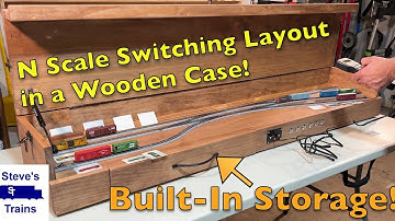 Build an N Scale Switching Layout in a Wooden Case!