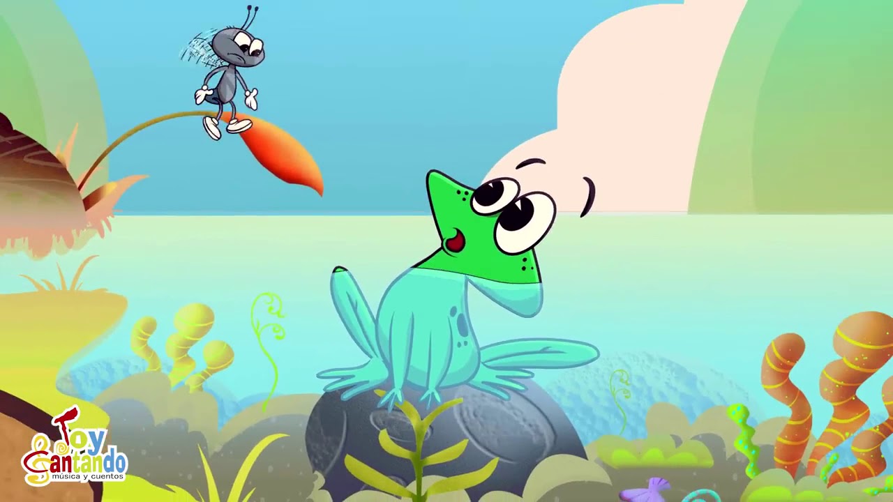 LA RANA CANTABA DEBAJO DEL AGUA CANCIONES INFANTILES DE LA GRANJA - YouTube