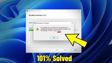How to Fix The error code is 2502 / 2503 while install or uninstall Programs on Windows 11/10/8/7 ✅