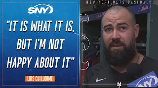 Luis Guillorme exits game after calf injury| Mets News Conference | SNY image