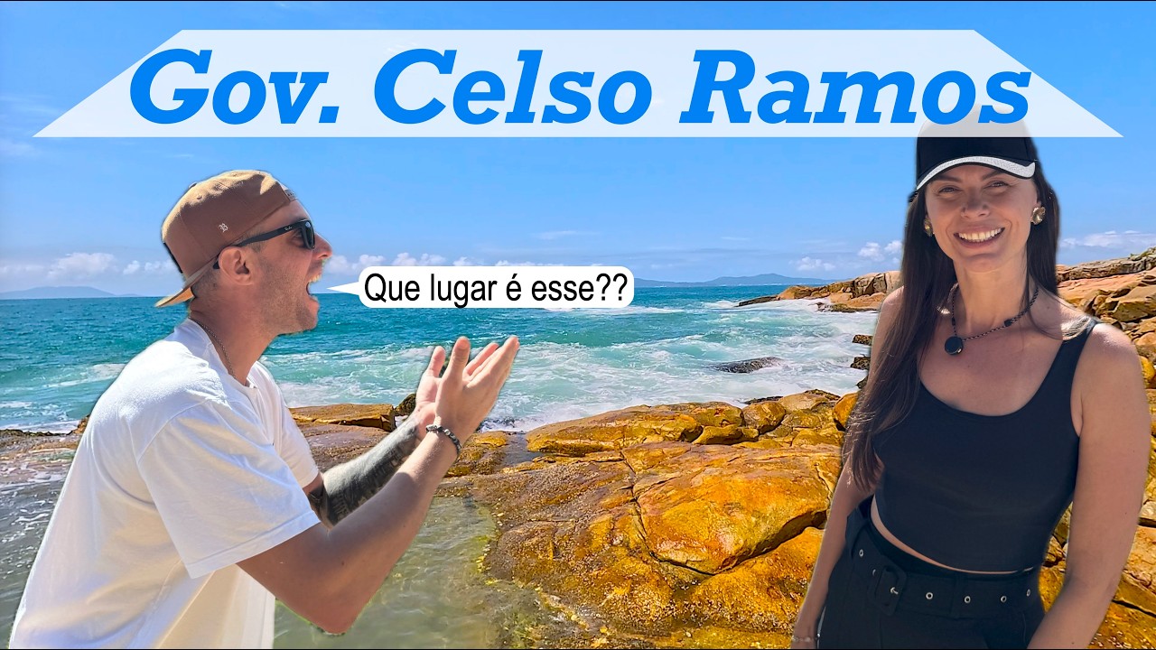 3 LUGARES que vc TEM que CONHECER | GOV. CELSO RAMOS | Uma VAN, um COLCHÃO e um SONHO