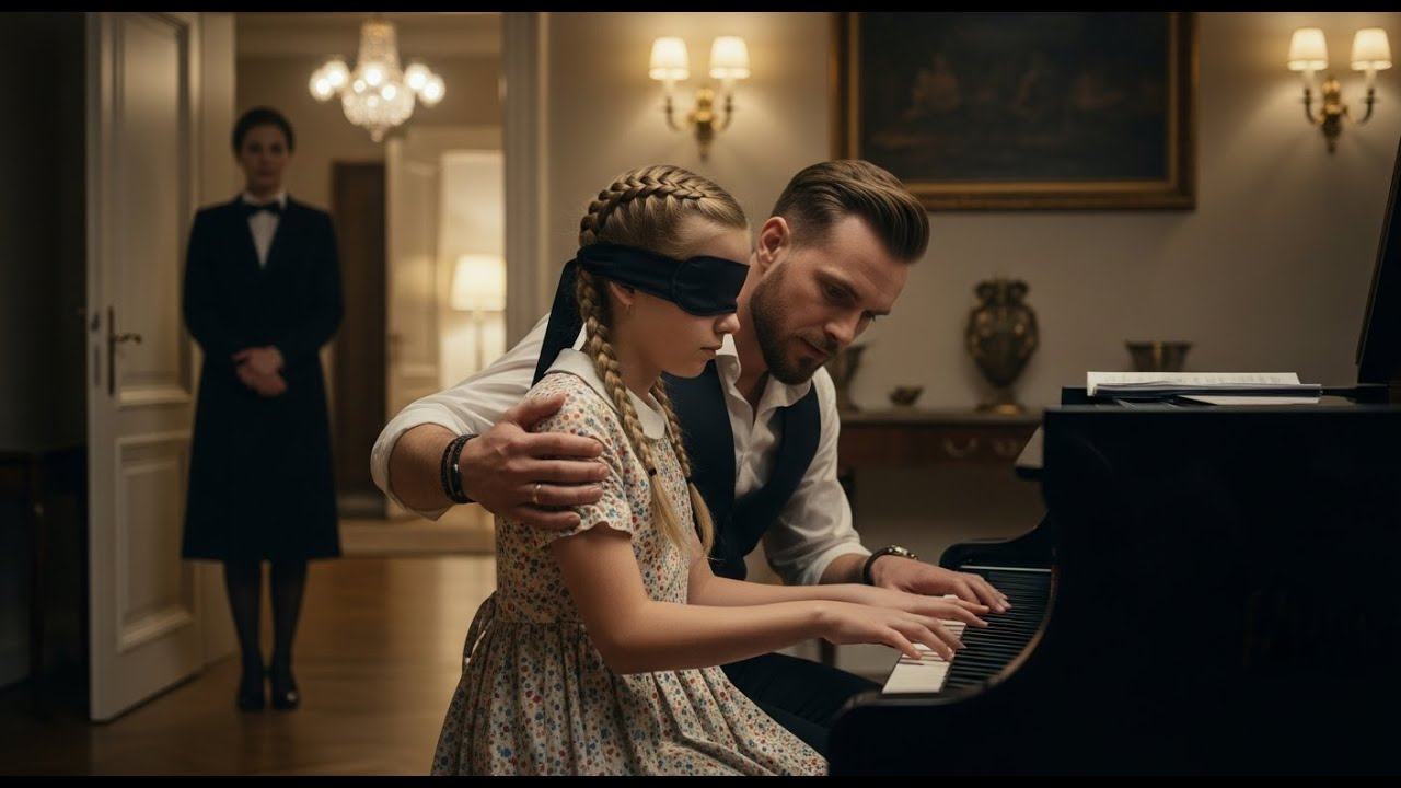 Padre Soltero, Ex-Virtuoso, Enseña Piano a Niña Ciega de CEO.