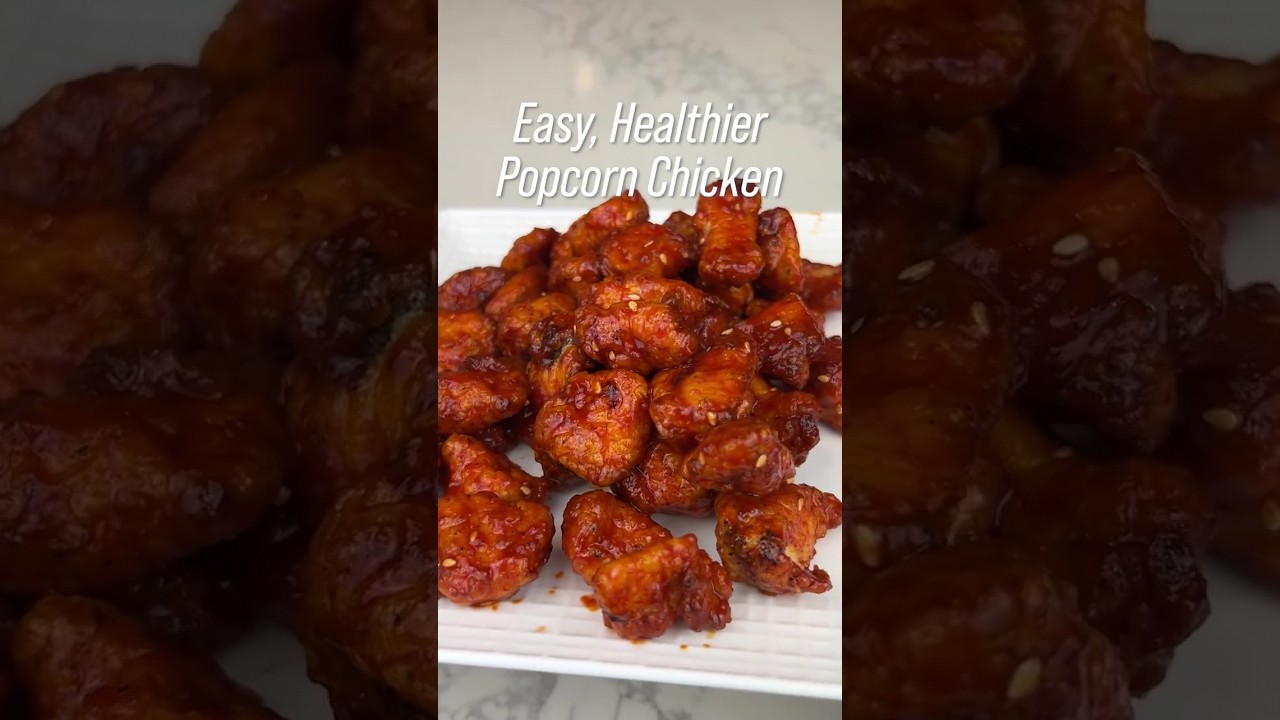 Sweet and Spicy Popcorn Chicken in 15 Minutes!