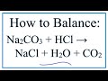 Balancing Chemical Equations