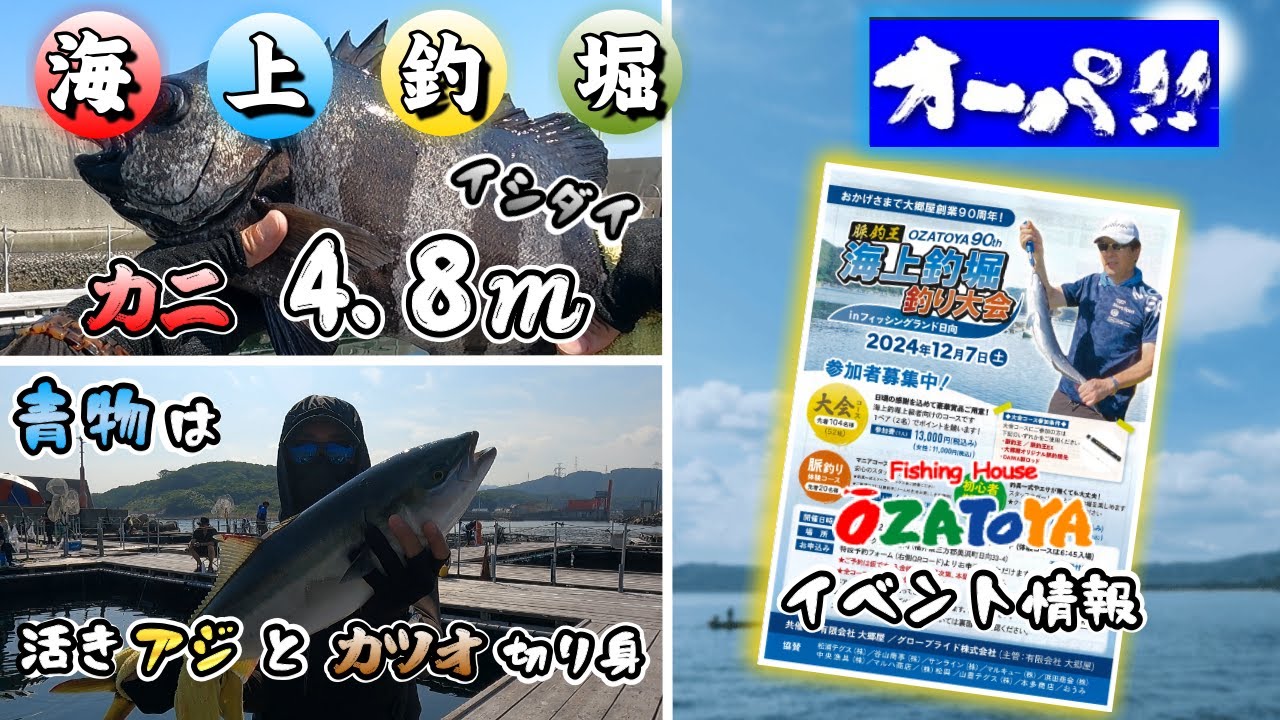 【海上釣堀】キングバトル予選前の様子見釣行🎣