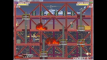 エレベーターアクション リターンズ二人のネットプレークリア(Elevator Action Returns longplay) 엘레베이터 액션 리턴즈 원코인