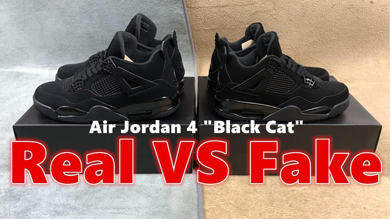 Jordan 4 Black Cat Real Vs Fake: How To Differentiate